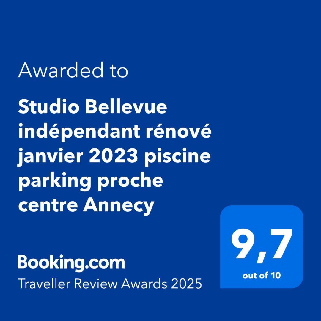 Studio Bellevue Appart Independant Renove 2024 Piscine Parking Proche Centre Annecy Poisy Luaran gambar